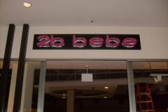 Channel Letters for 2b bebe in NJ