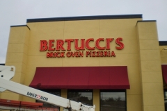 Channel Letters for Bertuccis Brick Oven Pizza in NJ