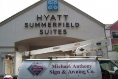 Dimensional Letters for Hyatt Summerfield Suites in NJ