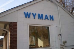 Dimensional Letters for Wyman in NJ