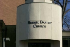 Dimensional Letters for Bethel Baptist Church in NJ