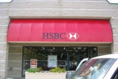 Fabric Awnings for HSBC in NJ