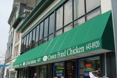 Fabric Awnings for Crown Fried Chicken in NJ