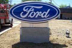 Monument Sign for Ford in NJ