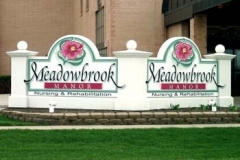 Monument Sign for Meadowbrook in NJ