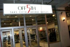 Sign Cabinets for Off 5th in NJ
