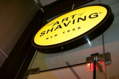 Sign Cabinets for Art of Shaving in NJ