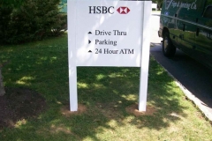 Way Finding Signs for HSBC in NJ